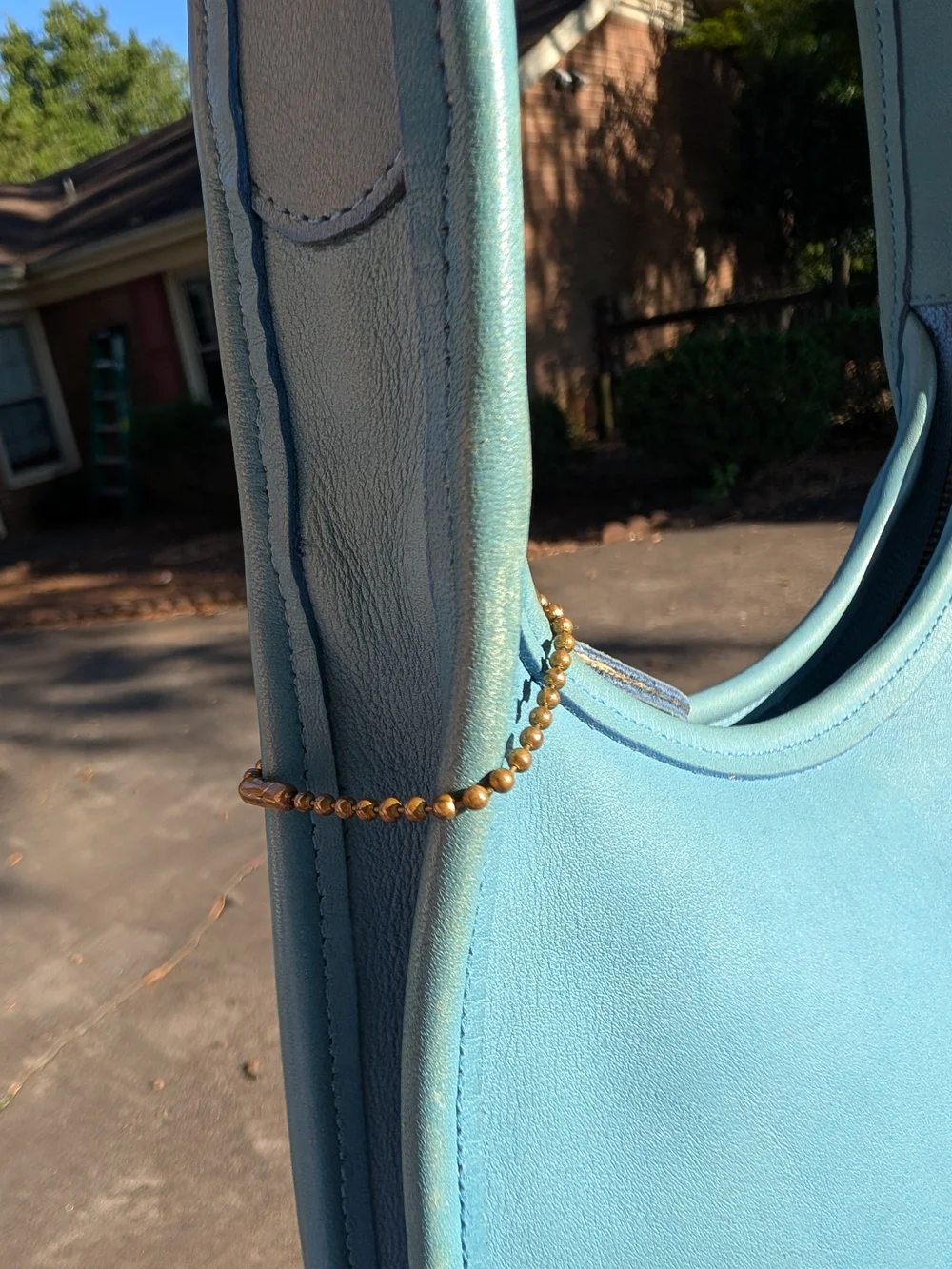 Rare Coach Ergo 9020 Glacier Blue Vintage Bag